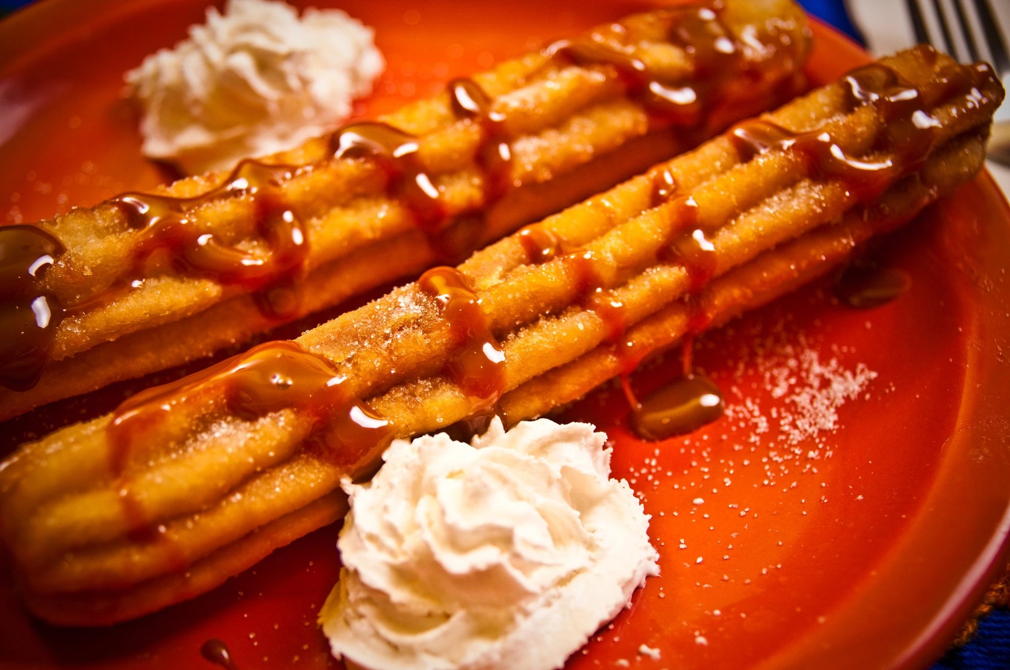 Delicious churros dessert at Ahora Mexican Restaurant in Ottawa