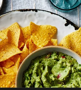 Delicious fresh guacamole at Ahora Mexican Restaurant in Ottawa